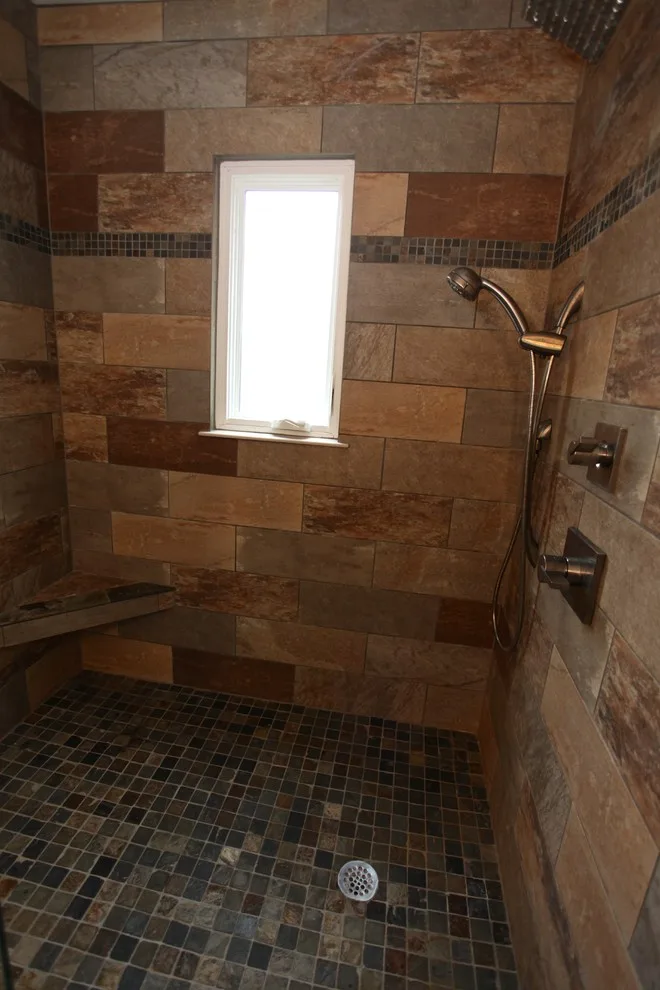 Modern Bathroom with a Rustic Touch by Booher Remodeling Company - Photo 8