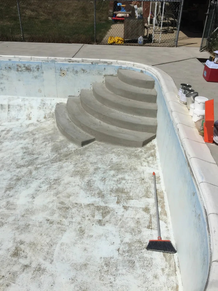 Poly One Coat Pool Coating, Concrete, and Repair by C A Geiser Construction PA#161282 - Photo 3
