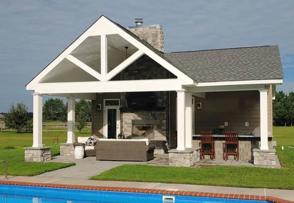 Pool House Extension by K.M. Cash Remodeling - Photo 11