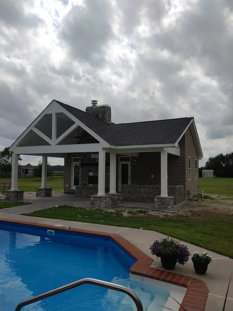 Pool House Extension by K.M. Cash Remodeling - Photo 14