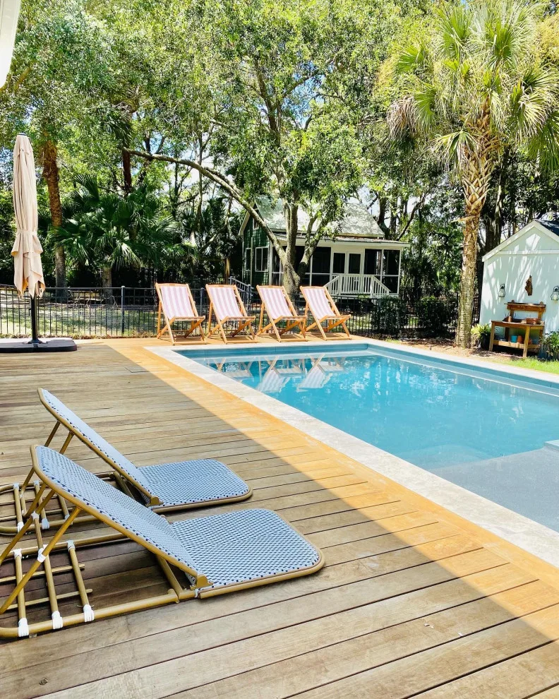 Folly Beach Pool House and Ipe Deck, South Carolina by Canter Construction - Photo 4