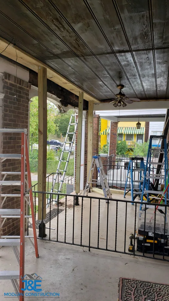 Veranda Support Restoration by J&E Modern Construction LLC - Photo 6