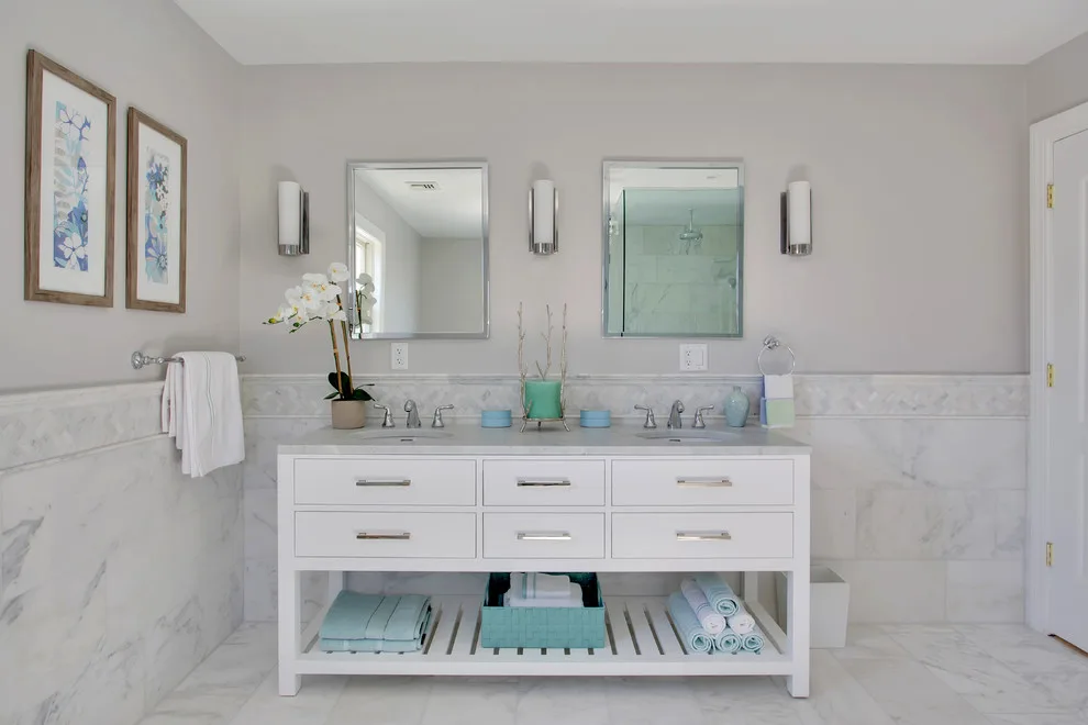 Port Washington North - Timeless Primary Bathroom Renovation by Reyes Brothers Remodeling & Design LLC - Photo 6