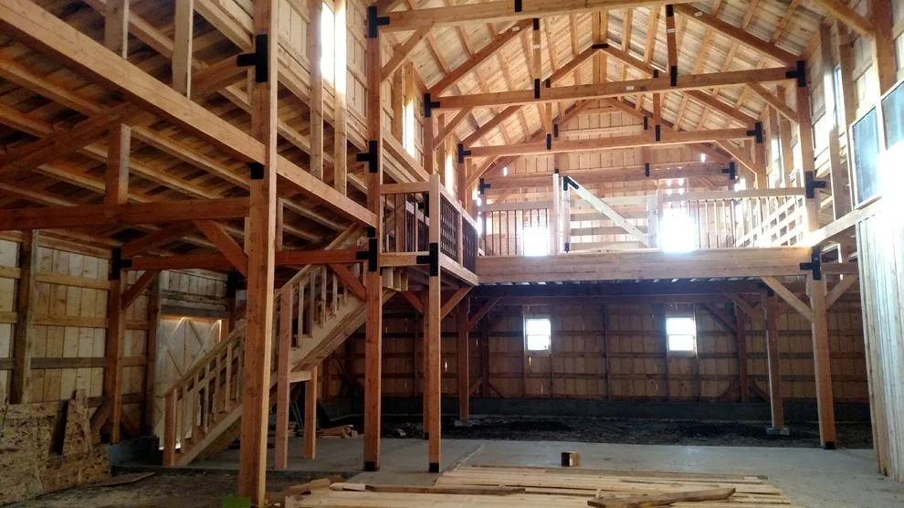 Timber Frame Barn by Brett Wells Construction LLC - Photo 2