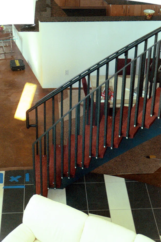 Coated Steel Stair Assembly by Pascetti Steel Design, Inc. - Photo 5