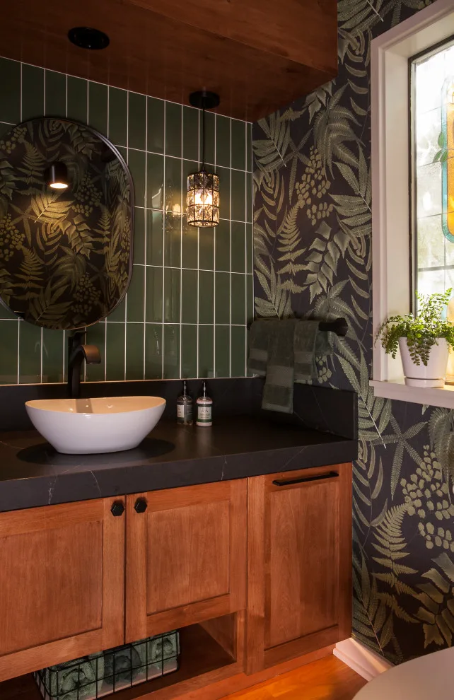 Powder Room Renovation by Phase II, Inc. - Photo 3