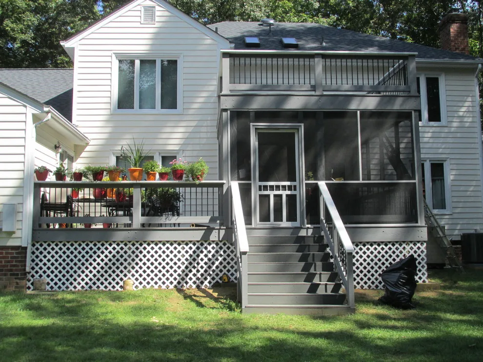 Powhatan Two-Level Deck and Enclosed Porch by A.J. Pitman Construction - Photo 2