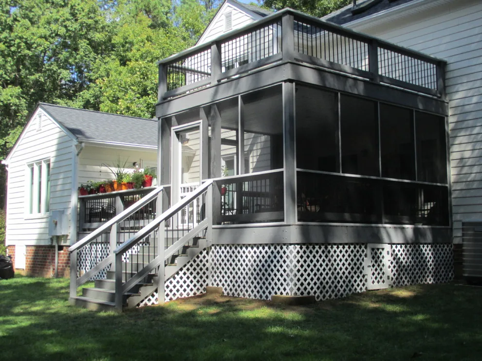 Powhatan Two-Level Deck and Enclosed Porch by A.J. Pitman Construction - Photo 3