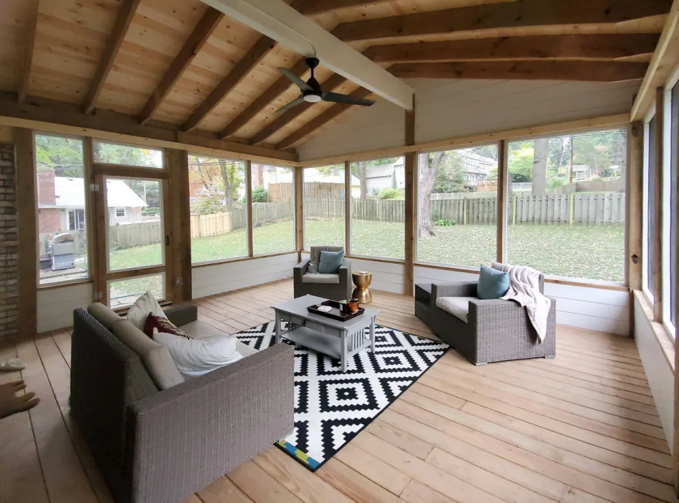 Overland Park - Impressive Vaulted Screened Porch by Martanne Construction - Photo 4