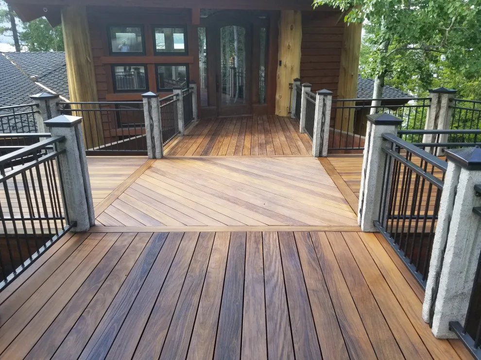 Priest Lake Deck Renovation and Beam Staining 2019 by ACI Coatings - Photo 11
