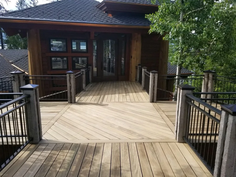 Priest Lake Deck Renovation and Beam Staining 2019 by ACI Coatings - Photo 7