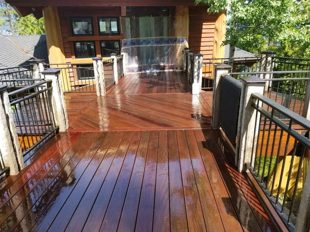 Priest Lake Deck Renovation and Beam Staining 2019 by ACI Coatings - Photo 6