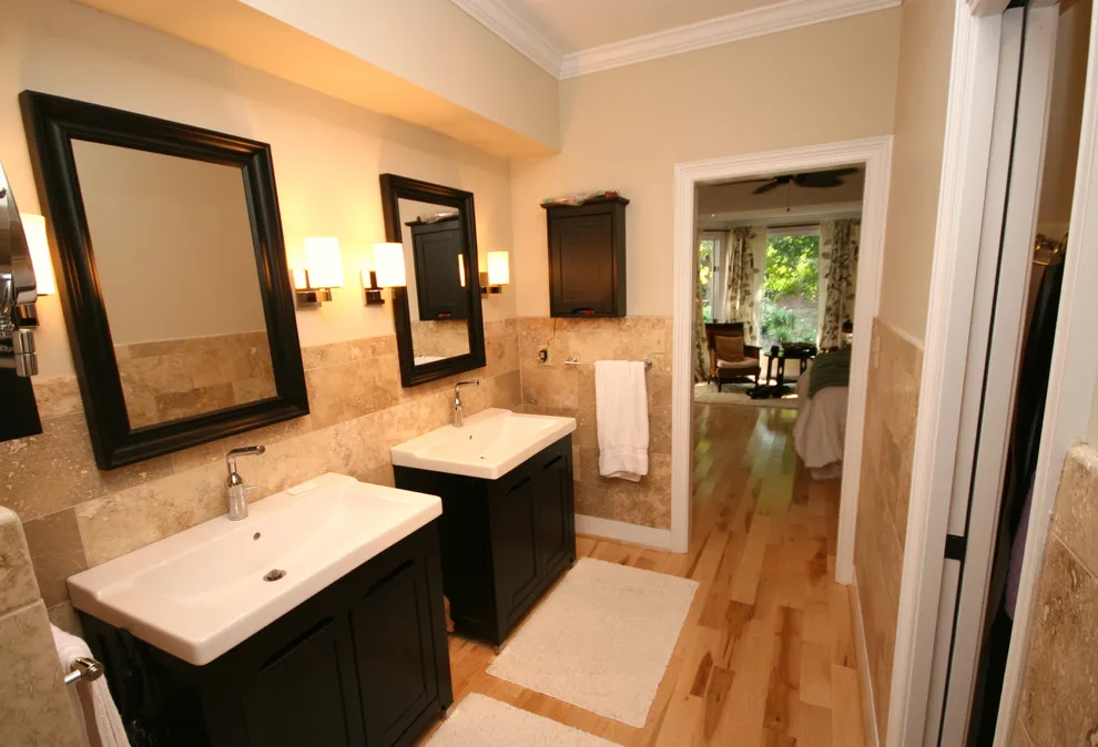 Contemporary Transitional Bathroom and Bedroom Suite by Home Upgrades, LLC - Photo 2