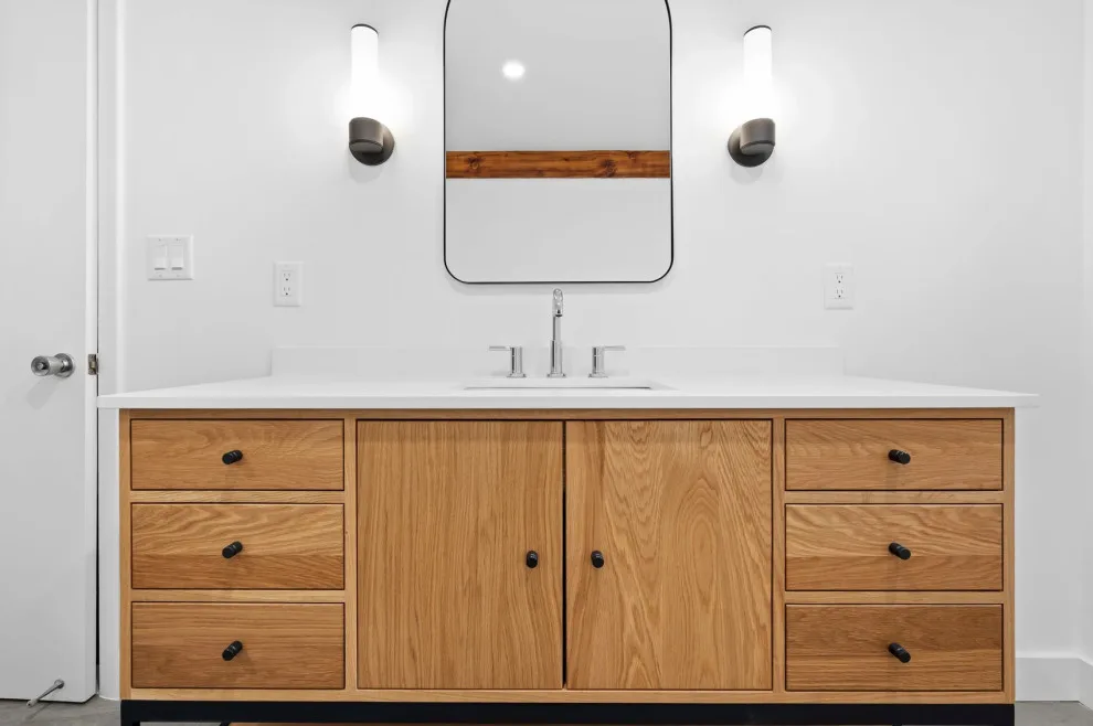 Contemporary Bathroom Makeover by WOTW Construction Llc - Photo 8