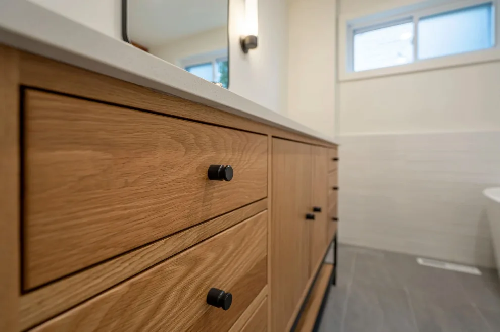 Contemporary Bathroom Makeover by WOTW Construction Llc - Photo 6