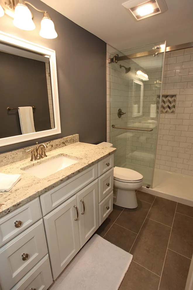 Revitalizing Basement Bathroom by Booher Remodeling Company - Photo 3