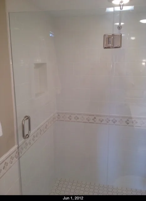 Bathroom Renovation in White by Radlund Construction LLC - Photo 3