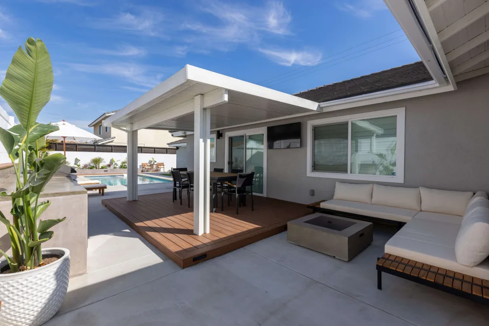 Backyard Patio with Resort Vibes by Royal Family Construction, Inc. - Photo 13