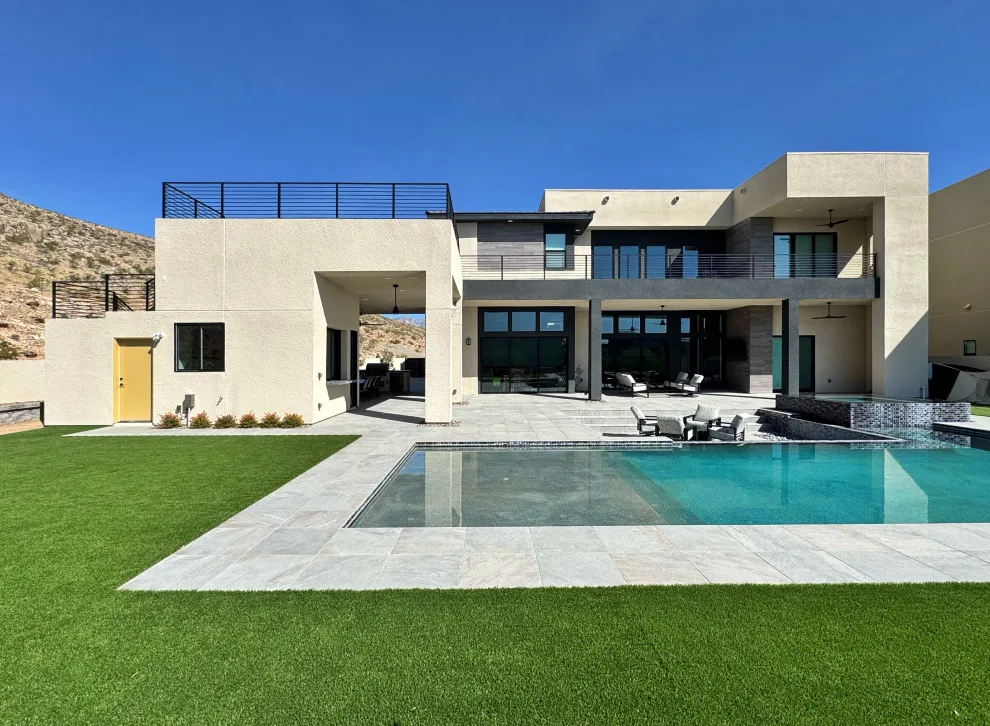 Summerlin Pool House and Deck at Ridges by JKL Development Inc. - Photo 6