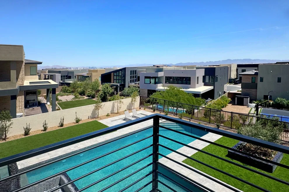 Summerlin Pool House and Deck at Ridges by JKL Development Inc. - Photo 8