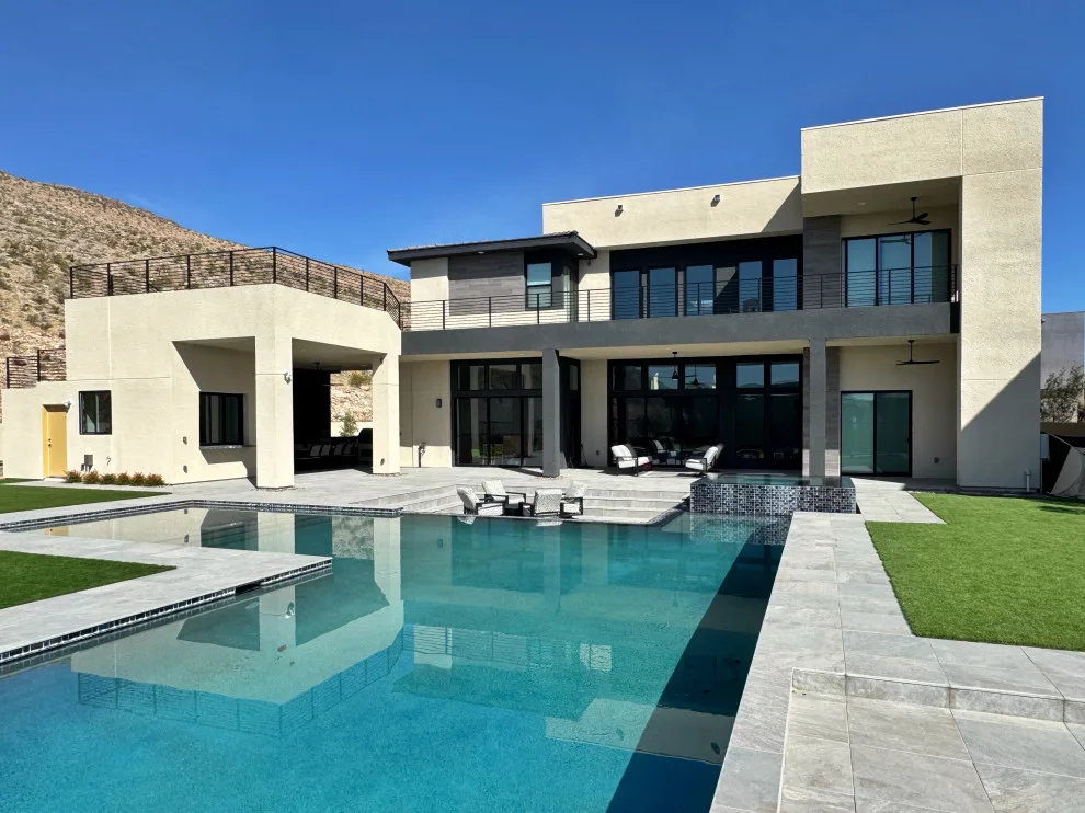 Summerlin Pool House and Deck at Ridges by JKL Development Inc. - Photo 4