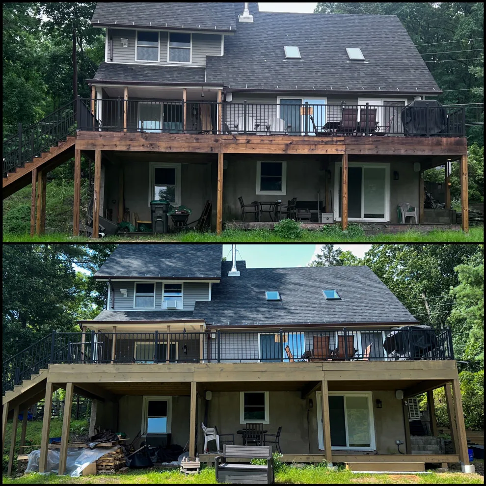 Milford Home Deck Stain SW Banyan Brown by Valiant Home Services LLC - Photo 6