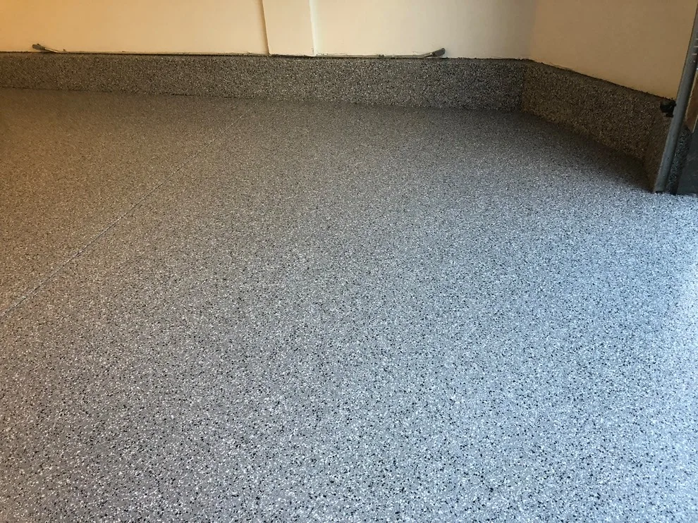 Charcoal with Multicolored Gemstone Flake Design by Coal Creek Coatings - Photo 20