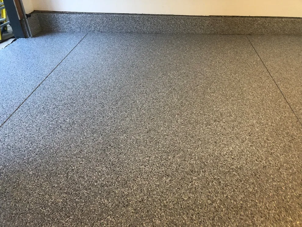 Charcoal with Multicolored Gemstone Flake Design by Coal Creek Coatings - Photo 14