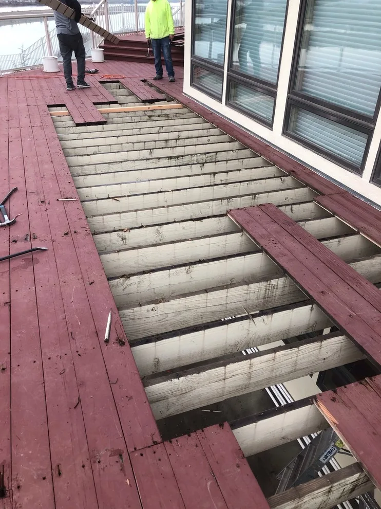 Deck construction by Smith Painting - Photo 3