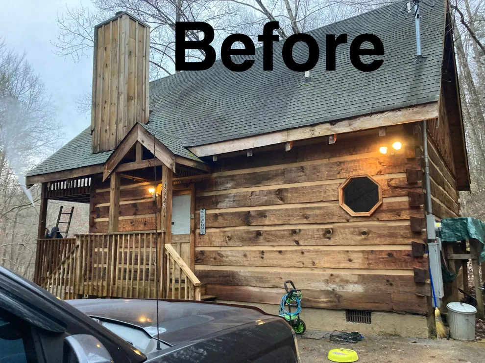 Whaleys Painting and More's Cabin Staining Project Completed by Whaleys Painting And More - Photo 5