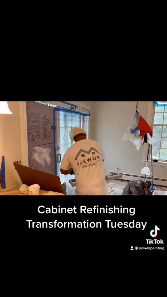Needham MA Cabinet Restoration by Powell Painting And Home Services - Photo 2