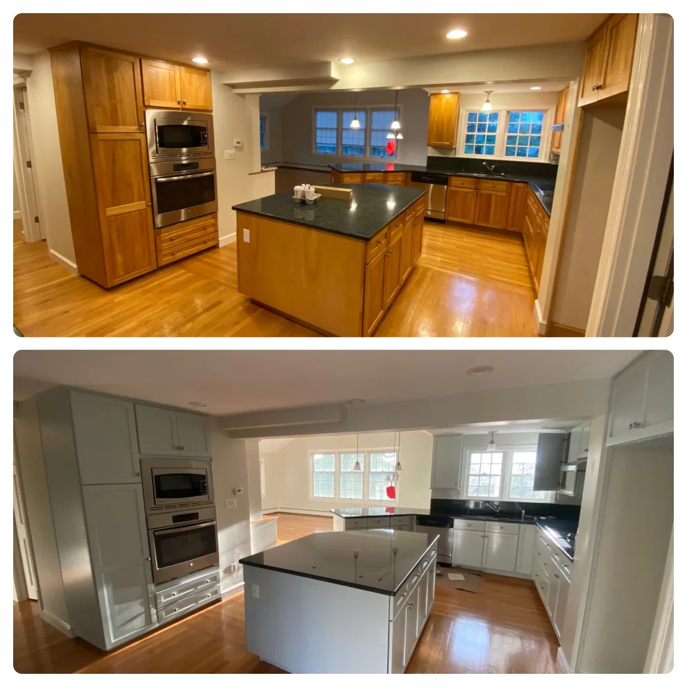 Needham MA Cabinet Restoration by Powell Painting And Home Services - Photo 6