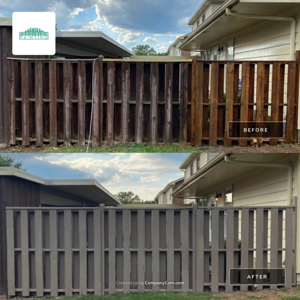 Fence finishing by Precision Painting - Photo 2