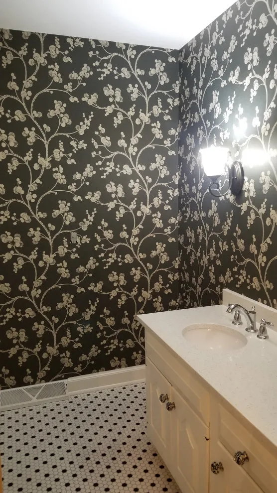 Visitor Bathroom Wall Covering by Sommers Painting & Wallpapering LLC - Photo 3
