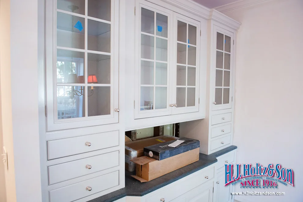 White Cabinetry with Paint Finish by H.J. Holtz And Son, Inc. - Photo 40