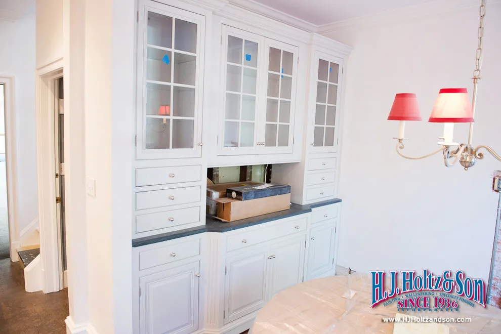 White Cabinetry with Paint Finish by H.J. Holtz And Son, Inc. - Photo 37
