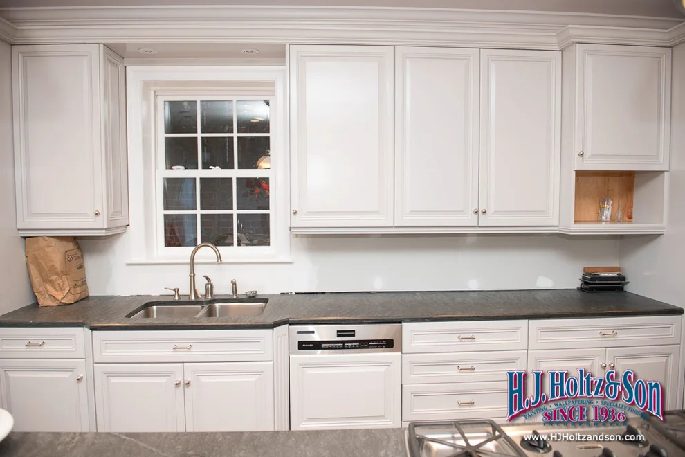White Cabinetry with Paint Finish by H.J. Holtz And Son, Inc. - Photo 5