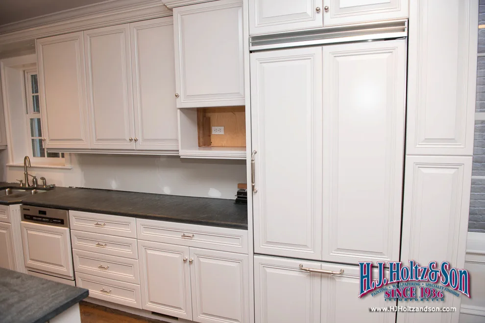 White Cabinetry with Paint Finish by H.J. Holtz And Son, Inc. - Photo 30