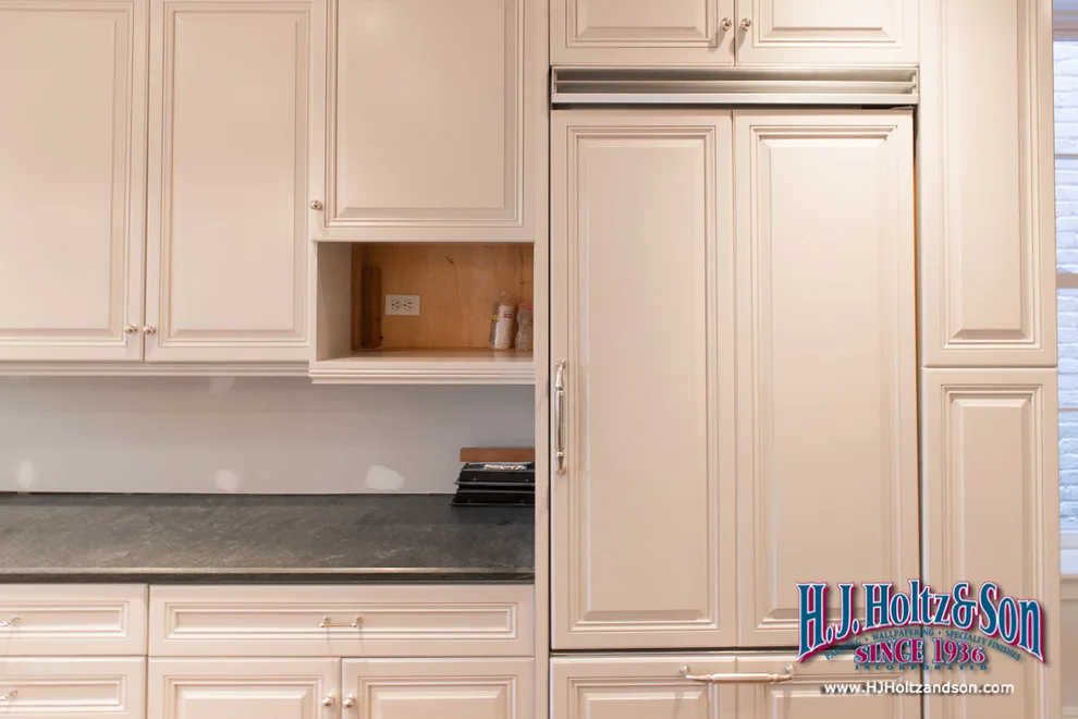 White Cabinetry with Paint Finish by H.J. Holtz And Son, Inc. - Photo 12