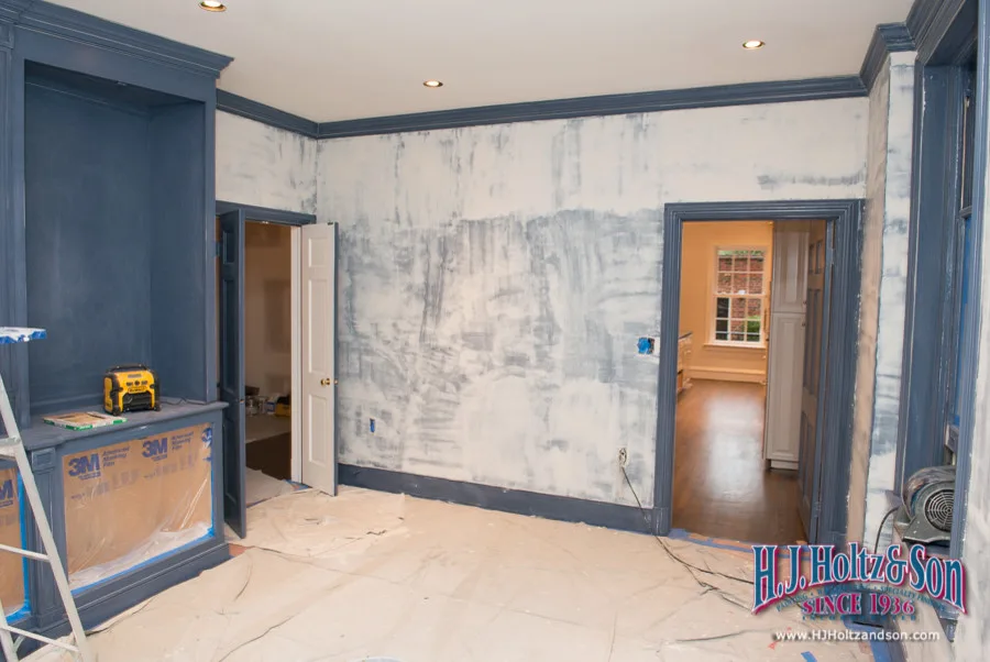 Glossy Blue Painted Cabinets by H.J. Holtz And Son, Inc. - Photo 12