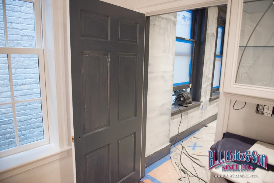 Glossy Blue Painted Cabinets by H.J. Holtz And Son, Inc. - Photo 8