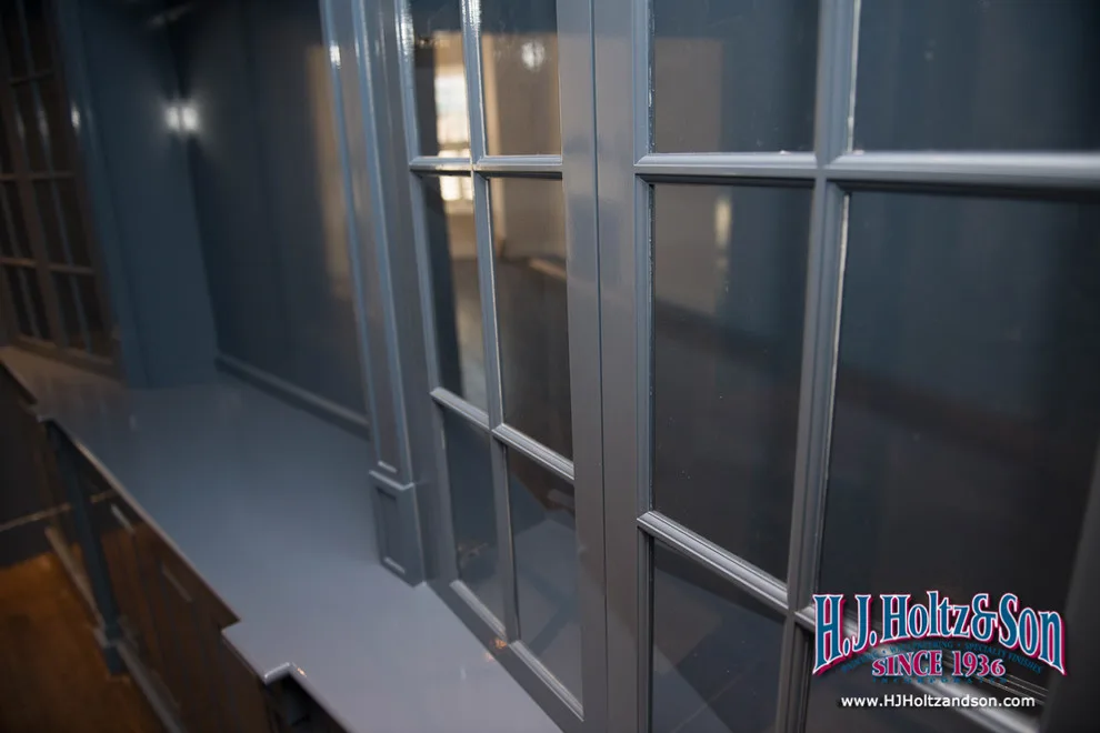 Glossy Blue Painted Cabinets by H.J. Holtz And Son, Inc. - Photo 21