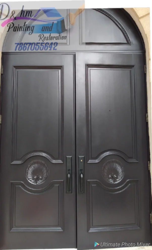 Entrance Door Painting by Dehm Painting Service Corp - Photo 2