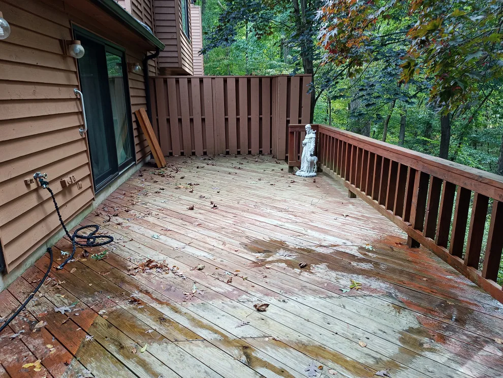 Deck Cleaned, Stained, and Sealed by Magical Maintenance Services - Photo 6