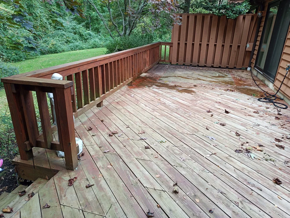 Deck Cleaned, Stained, and Sealed by Magical Maintenance Services - Photo 8