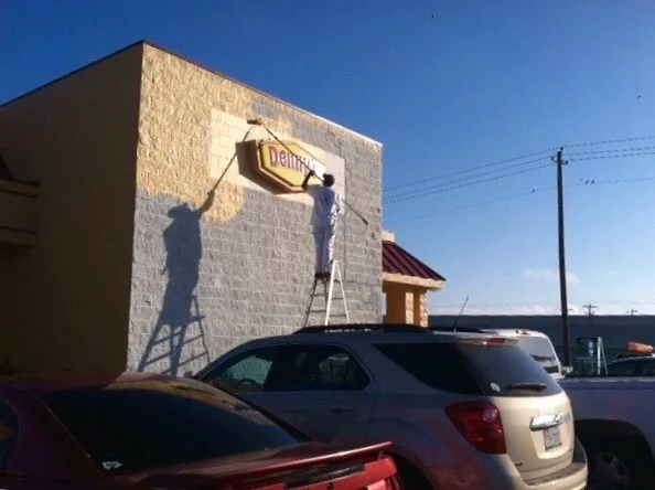 Exterior Commercial Painting - Corpus Christi: Denny's 5 Points by ABC Painting & Drywall LLC - Photo 4
