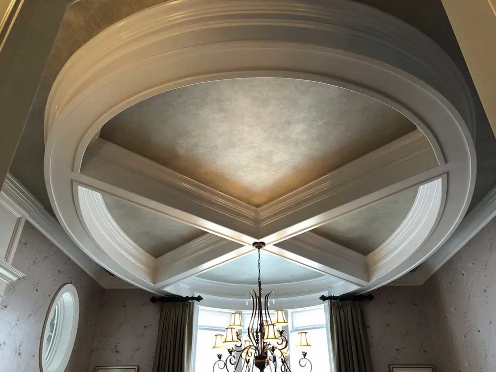 Ceiling Design for the Dining Room by Tom Henman Decorative Painting, LLC - Photo 4