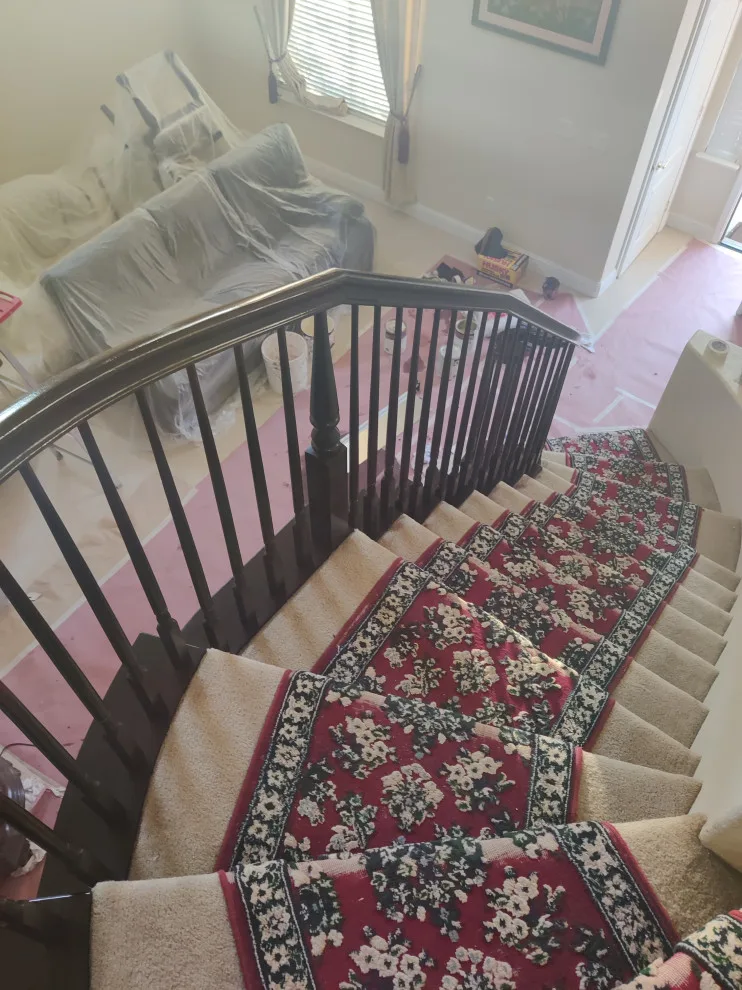 Cabinet and Stair Stain Restoration by Antonio's Painting Services - Photo 2