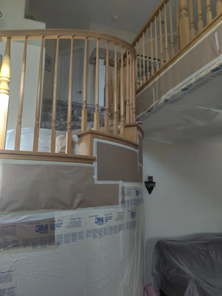 Cabinet and Stair Stain Restoration by Antonio's Painting Services - Photo 24