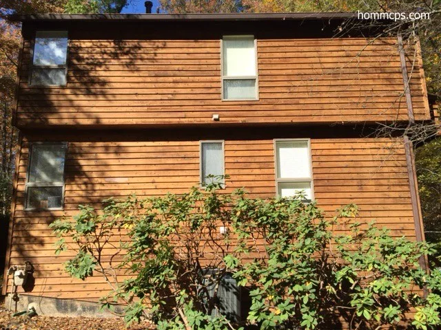 Cedar siding exterior re-staining in Reston, VA by Hömm Certified Painting Systems - Photo 10